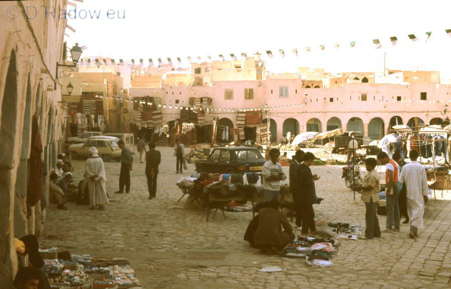 Oase Ghardaia 1989 - Marktplatz 