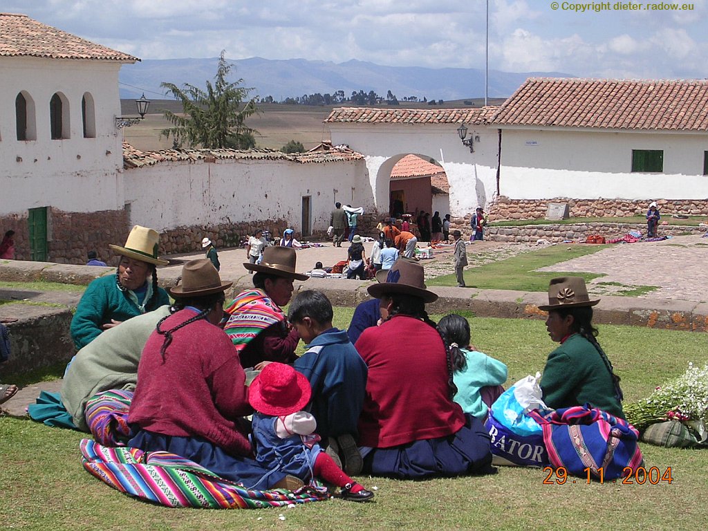 Chinchero (Region Apurimac, 3760 m hoch) zwischen Cuzco und Urubamba
