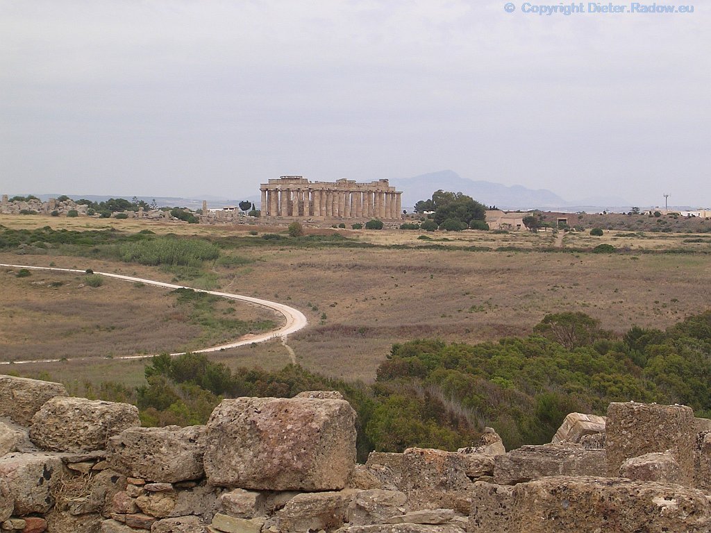 Italien - Sizilien - Selinunte: griechischer Hera-Tempel 